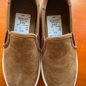 Ugg suede slip on sneakers
